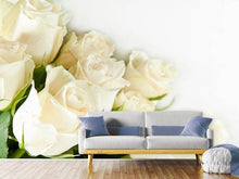 Load image into Gallery viewer, Photo Wallpaper White Roses
