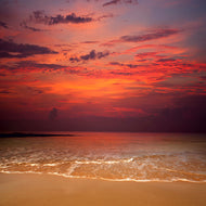 Photo Wallpaper Line On The Sand