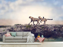 Load image into Gallery viewer, Photo Wallpaper Two Cheetahs

