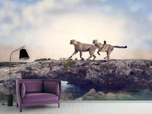 Load image into Gallery viewer, Photo Wallpaper Two Cheetahs
