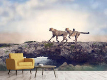 Load image into Gallery viewer, Photo Wallpaper Two Cheetahs
