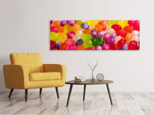 Load image into Gallery viewer, Panoramic Canvas Print Colorful sweets
