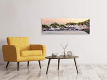 Load image into Gallery viewer, Panoramic Canvas Print The landscape by the sea
