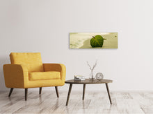 Load image into Gallery viewer, Panoramic Canvas Print Beach leaf
