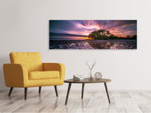 Load image into Gallery viewer, Panoramic Canvas Print Fascinating landscape by the sea
