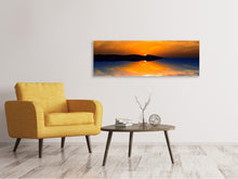 Load image into Gallery viewer, Panoramic Canvas Print Fantastic evening mood
