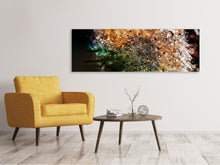 Load image into Gallery viewer, Panoramic Canvas Print Dandelion in the morning dew

