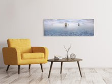 Load image into Gallery viewer, Panoramic Canvas Print Pirate ships

