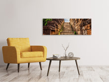 Load image into Gallery viewer, Panoramic Canvas Print stone stairs
