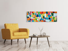 Load image into Gallery viewer, Panoramic Canvas Print Mosaic stones
