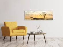 Load image into Gallery viewer, Panoramic Canvas Print Artful fisherman
