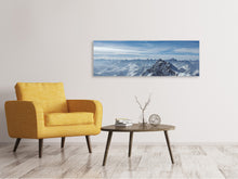 Load image into Gallery viewer, Panoramic Canvas Print Over the peaks
