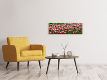 Load image into Gallery viewer, Panoramic Canvas Print Wild tulip field
