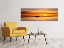 Load image into Gallery viewer, Panoramic Canvas Print Romantic sunset on the sea

