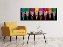 Load image into Gallery viewer, Panoramic Canvas Print Crayons in the water
