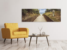 Load image into Gallery viewer, Panoramic Canvas Print The dunes way
