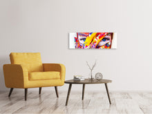 Load image into Gallery viewer, Panoramic Canvas Print Make up art
