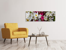 Load image into Gallery viewer, Panoramic Canvas Print A bouquet of water lilies
