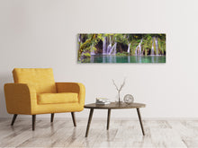 Load image into Gallery viewer, Panoramic Canvas Print Plitvice Lakes National Park
