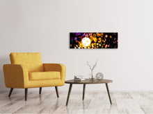Load image into Gallery viewer, Panoramic Canvas Print Abstract play of light in color
