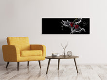 Load image into Gallery viewer, Panoramic Canvas Print Sparkling cherries
