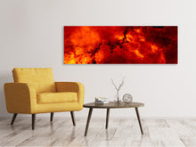 Load image into Gallery viewer, Panoramic Canvas Print Red starry sky
