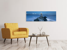 Load image into Gallery viewer, Panoramic Canvas Print The way to the lighthouse
