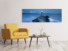 Load image into Gallery viewer, Panoramic Canvas Print The way to the lighthouse
