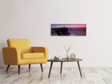 Load image into Gallery viewer, Panoramic Canvas Print The lighthouse at dusk
