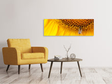 Load image into Gallery viewer, Panoramic Canvas Print Close up yellow bud
