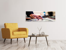 Load image into Gallery viewer, Panoramic Canvas Print Music maker
