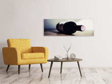 Load image into Gallery viewer, Panoramic Canvas Print Noble red wine
