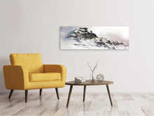 Load image into Gallery viewer, Panoramic Canvas Print A winter in the mountains
