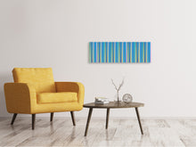Load image into Gallery viewer, Panoramic Canvas Print Colored stripes
