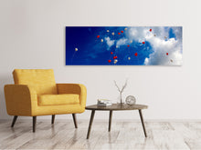 Load image into Gallery viewer, Panoramic Canvas Print A sky full of hearts
