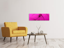 Load image into Gallery viewer, Panoramic Canvas Print Dandelion in pink
