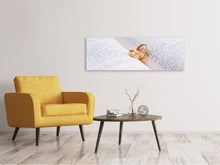 Load image into Gallery viewer, Panoramic Canvas Print The wedding rings
