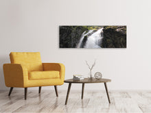 Load image into Gallery viewer, Panoramic Canvas Print The Gollinger waterfall
