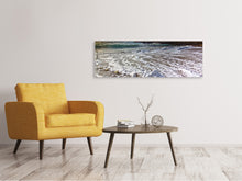 Load image into Gallery viewer, Panoramic Canvas Print whitecaps
