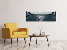 Load image into Gallery viewer, Panoramic Canvas Print Escalator downhill
