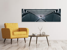 Load image into Gallery viewer, Panoramic Canvas Print Escalator downhill
