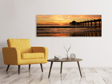 Load image into Gallery viewer, Panoramic Canvas Print A place on the beach to dream
