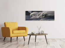 Load image into Gallery viewer, Panoramic Canvas Print Fascinating waves
