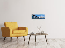 Load image into Gallery viewer, Panoramic Canvas Print Brooklyn Bridge in sunshine
