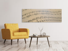Load image into Gallery viewer, Panoramic Canvas Print The music notes
