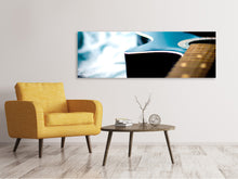Load image into Gallery viewer, Panoramic Canvas Print Close up guitar
