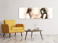 Load image into Gallery viewer, Panoramic Canvas Print 2 women
