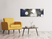 Load image into Gallery viewer, Panoramic Canvas Print Abstract light dots
