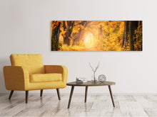 Load image into Gallery viewer, Panoramic Canvas Print Colors magnificent forest