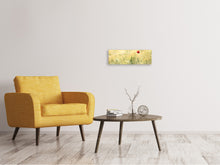 Load image into Gallery viewer, Panoramic Canvas Print A poppy
